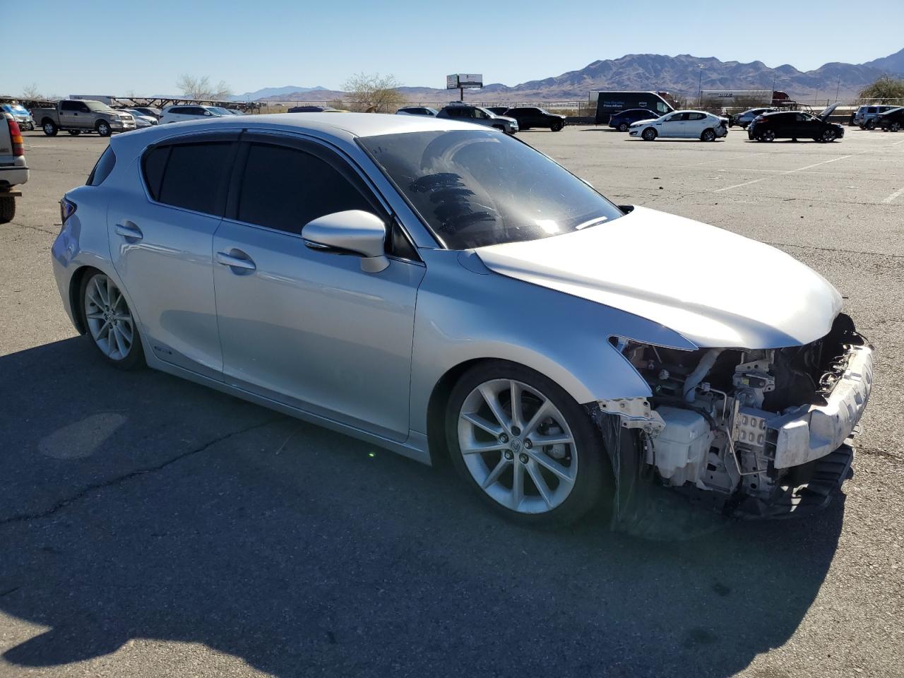 2012 Lexus CT VIN JTHKD5BH5C2053152 Copart auction photo, front end damage thumbnail 4