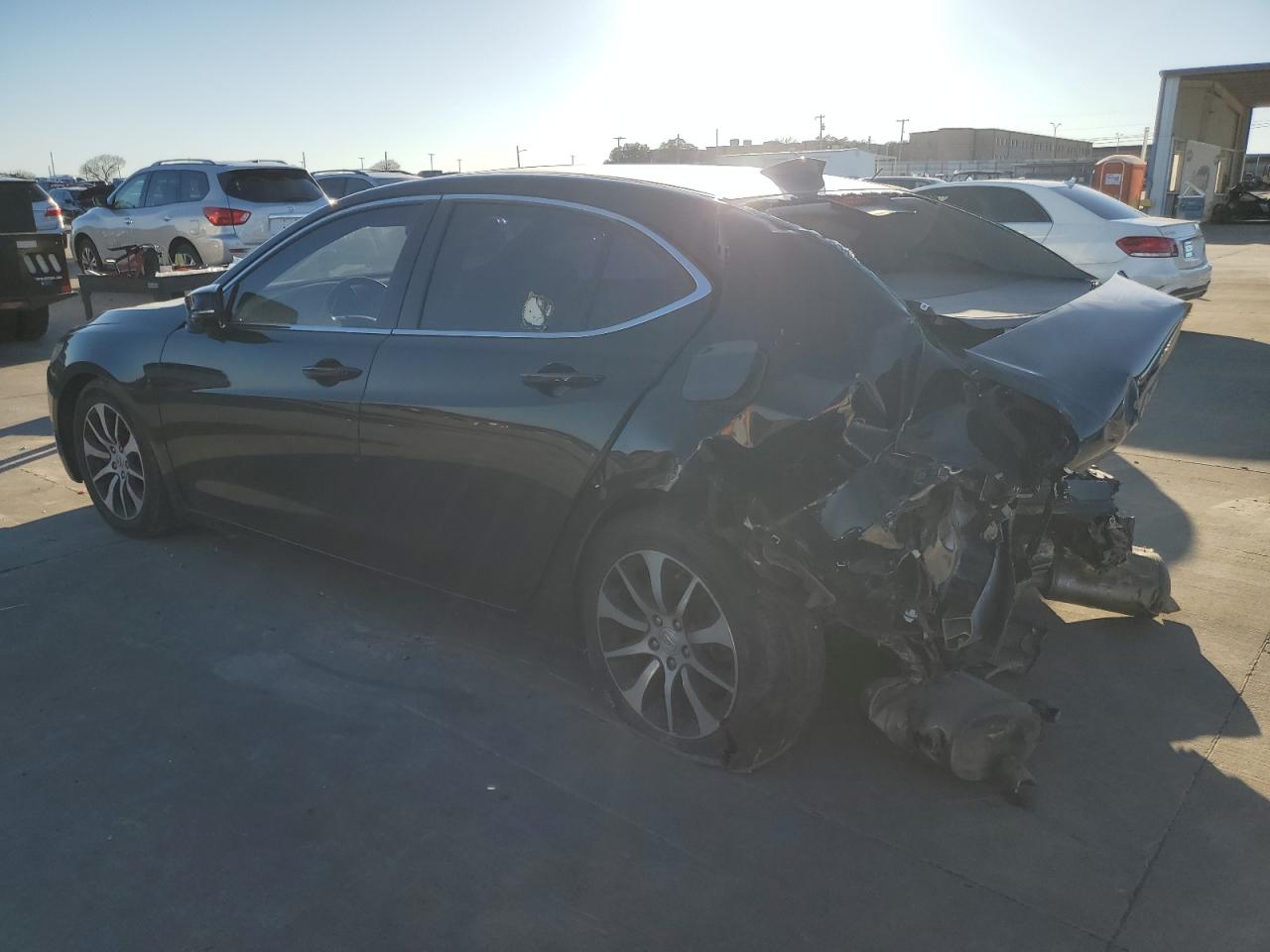 2016 Acura TLX VIN 19UUB1F35GA005672 Copart auction photo, all over damage thumbnail 2