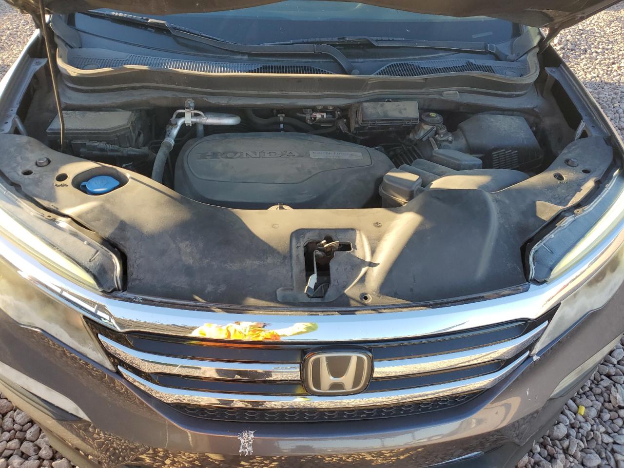 2017 Honda Pilot VIN 5FNYF5H91HB001558 Copart auction photo, rear end / side damage thumbnail 12