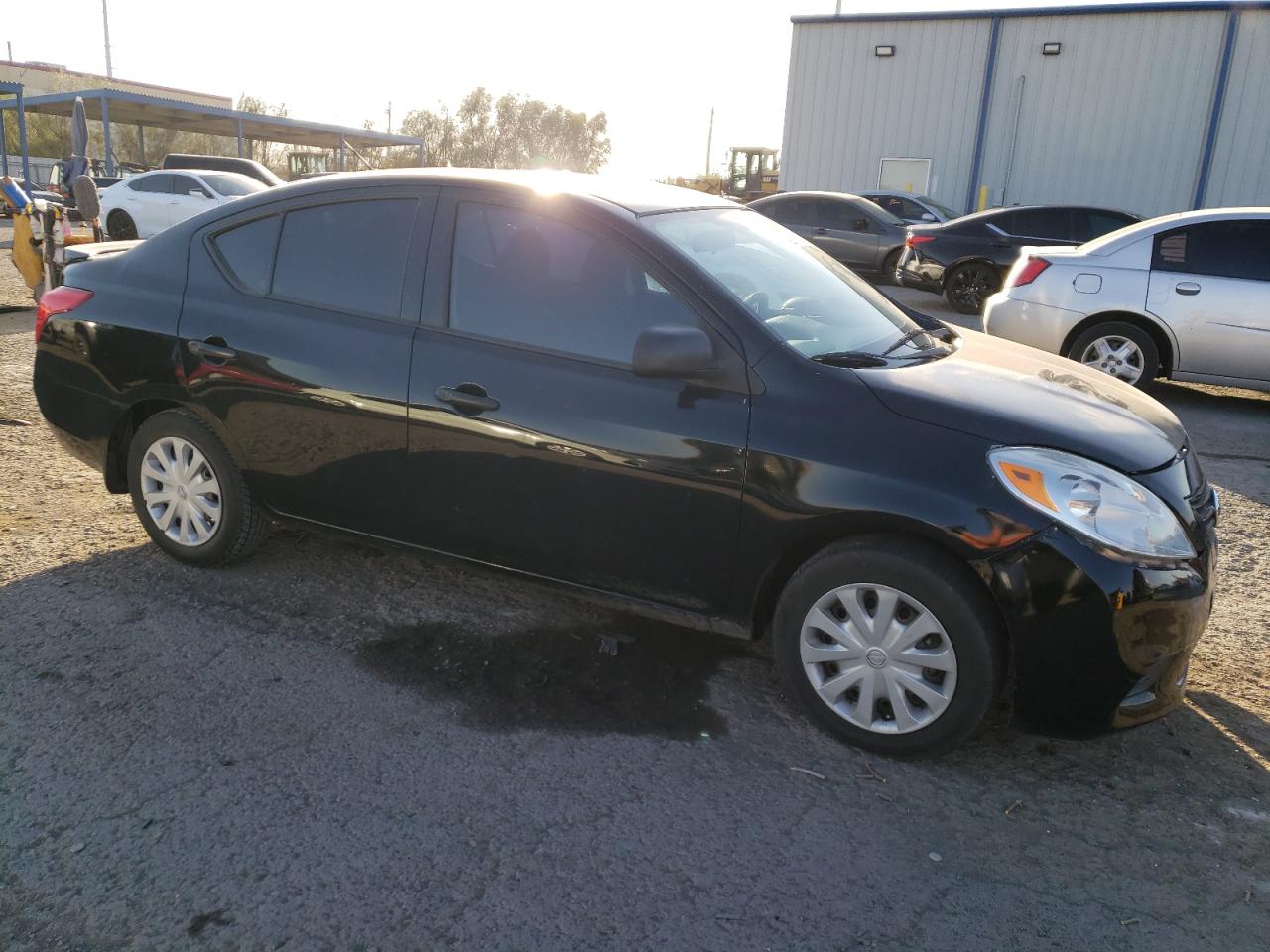 2014 Nissan Versa VIN 3N1CN7AP8EL844769 Copart auction photo, front end damage thumbnail 4