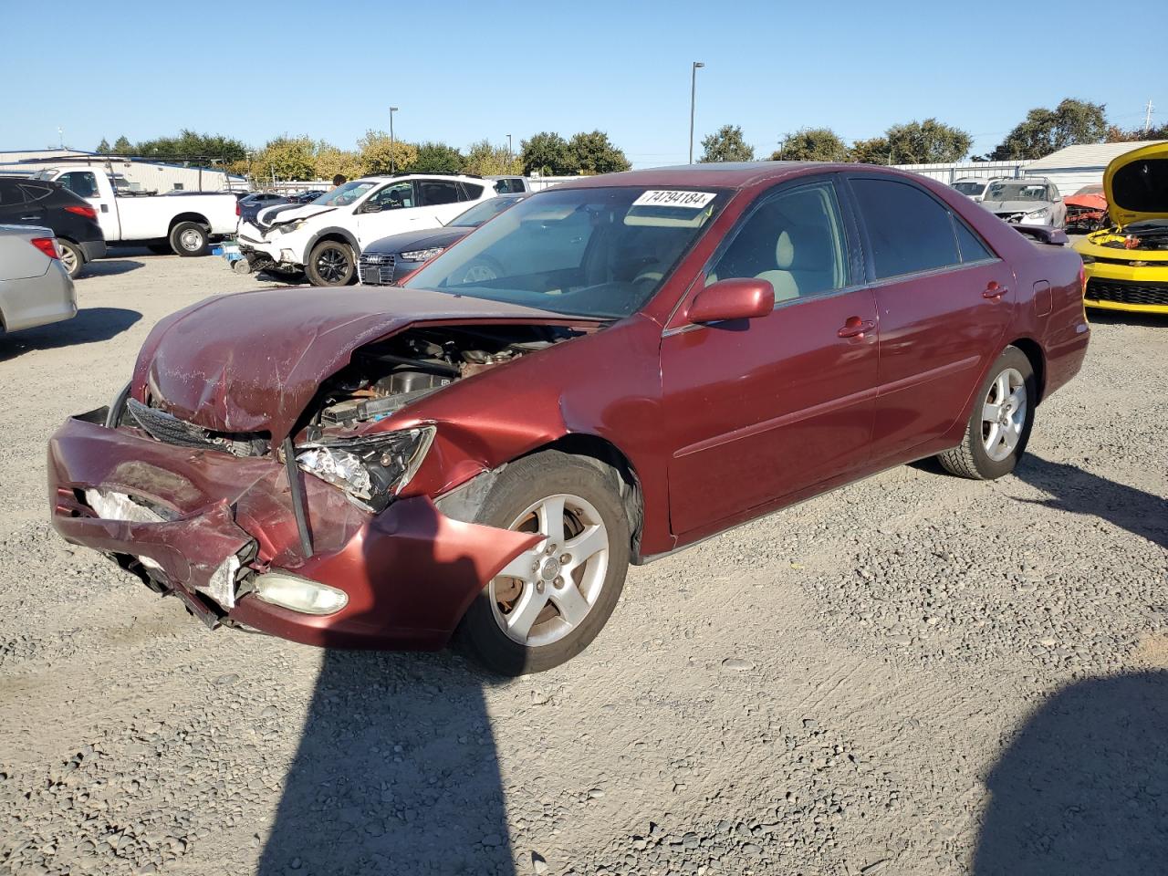 2004 Toyota Camry VIN 4T1BA32K64U502463