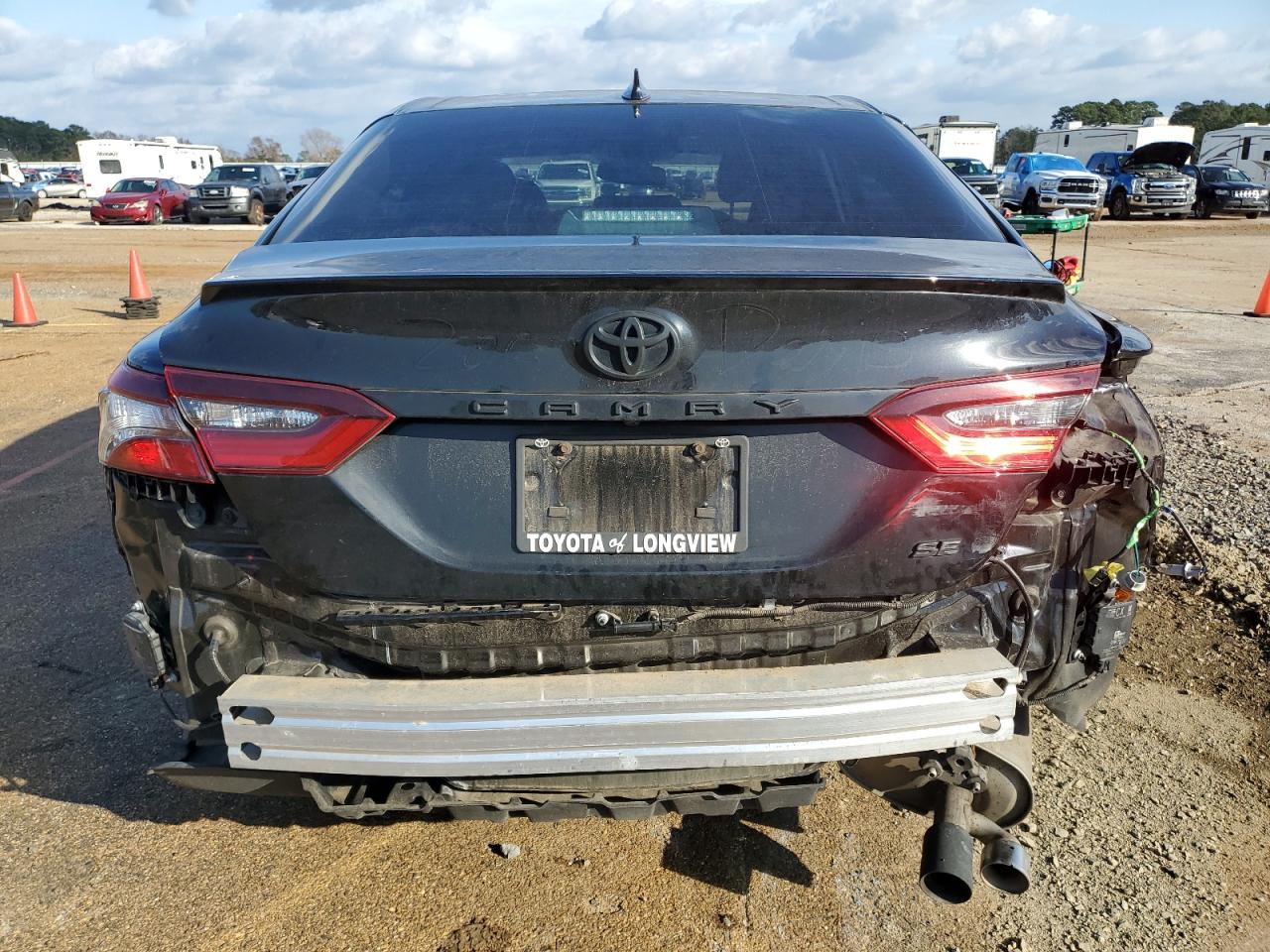 2023 Toyota Camry VIN 4T1T11AK2PU760249 Copart auction photo, rear end / mechanical damage thumbnail 6