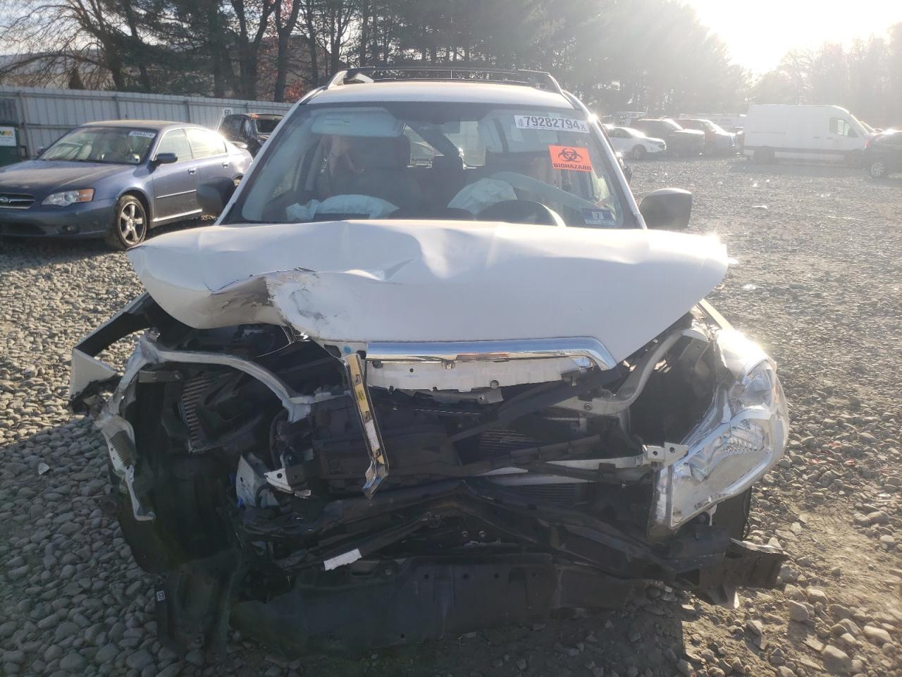 2015 Subaru Forester VIN JF2SJABCXFH801677 Copart auction photo, front end damage thumbnail 5