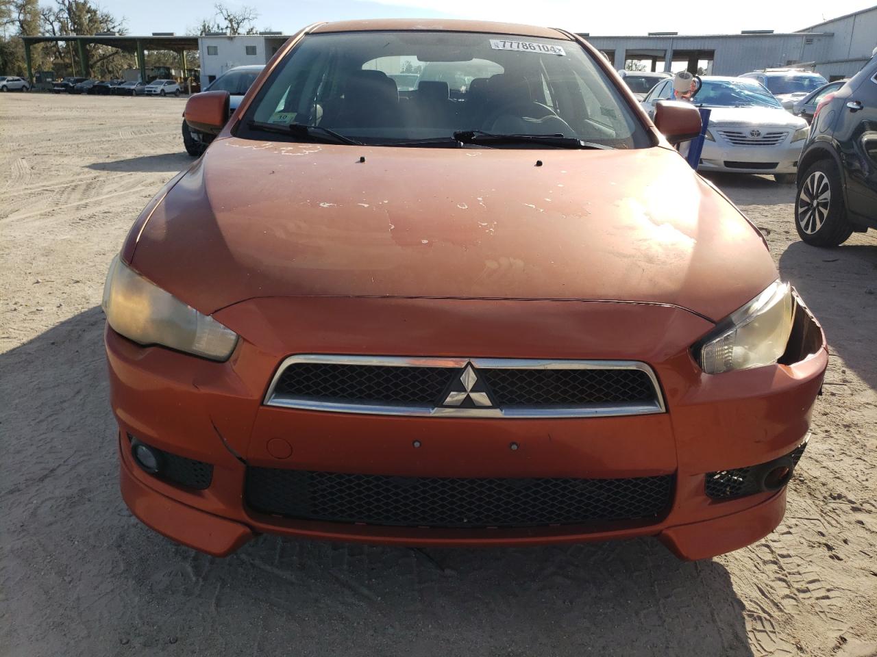 2010 Mitsubishi Lancer VIN JA32X8HW3AU009411 Copart auction photo, front end / side damage thumbnail 5