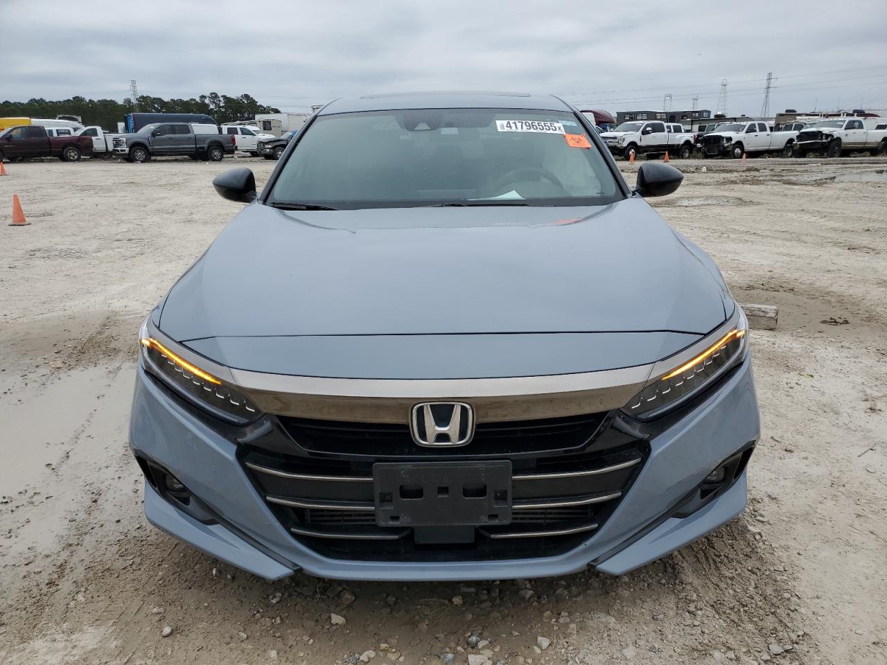 2022 Honda Accord VIN 1HGCV2F31NA021020 Copart auction photo, side damage thumbnail 5