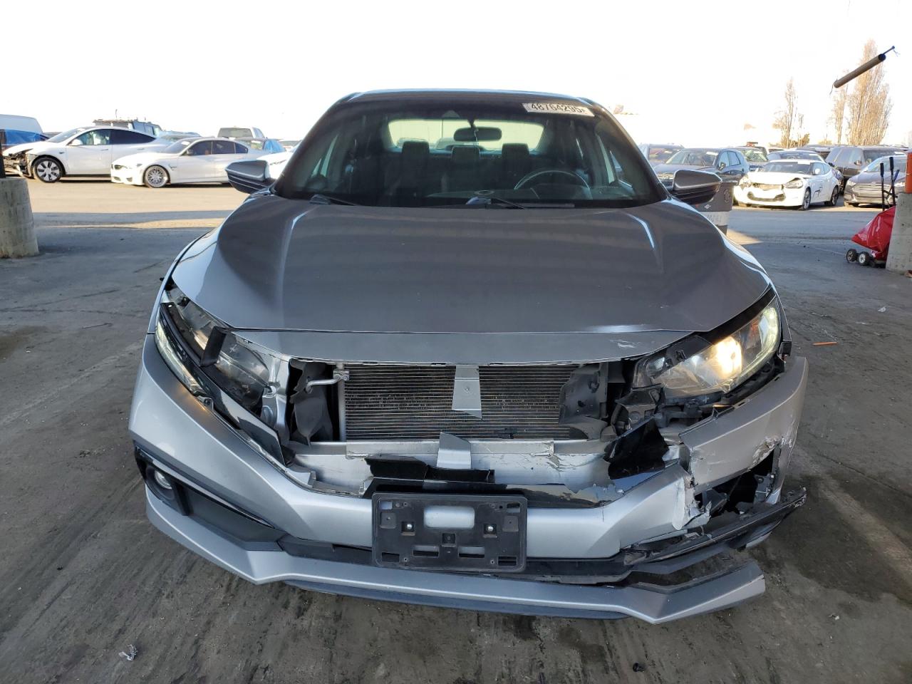 2020 Honda Civic VIN 19XFC2F81LE209334 Copart auction photo, front end damage thumbnail 5