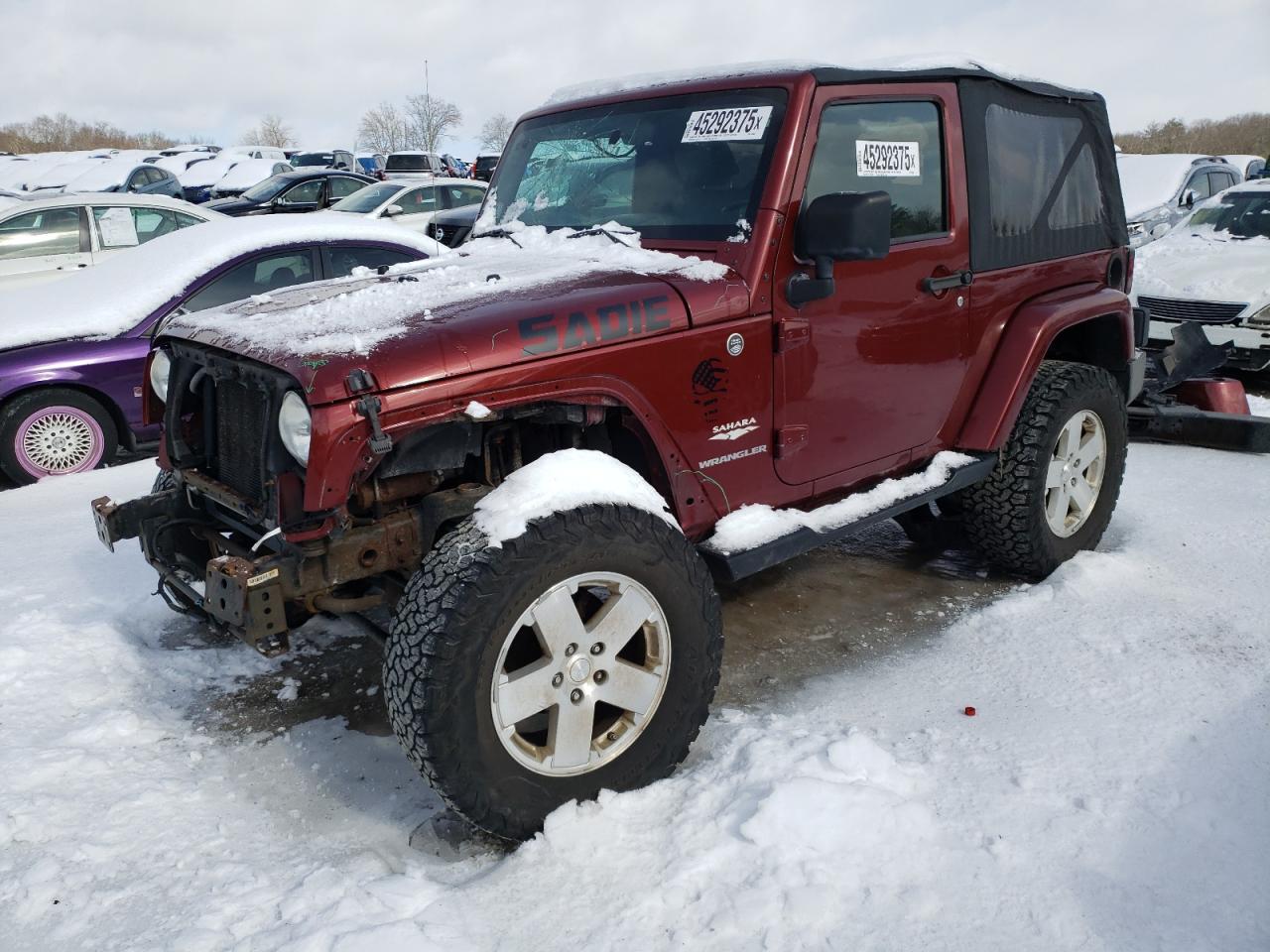 2009 Jeep Wrangler VIN 1J4FA54159L789906