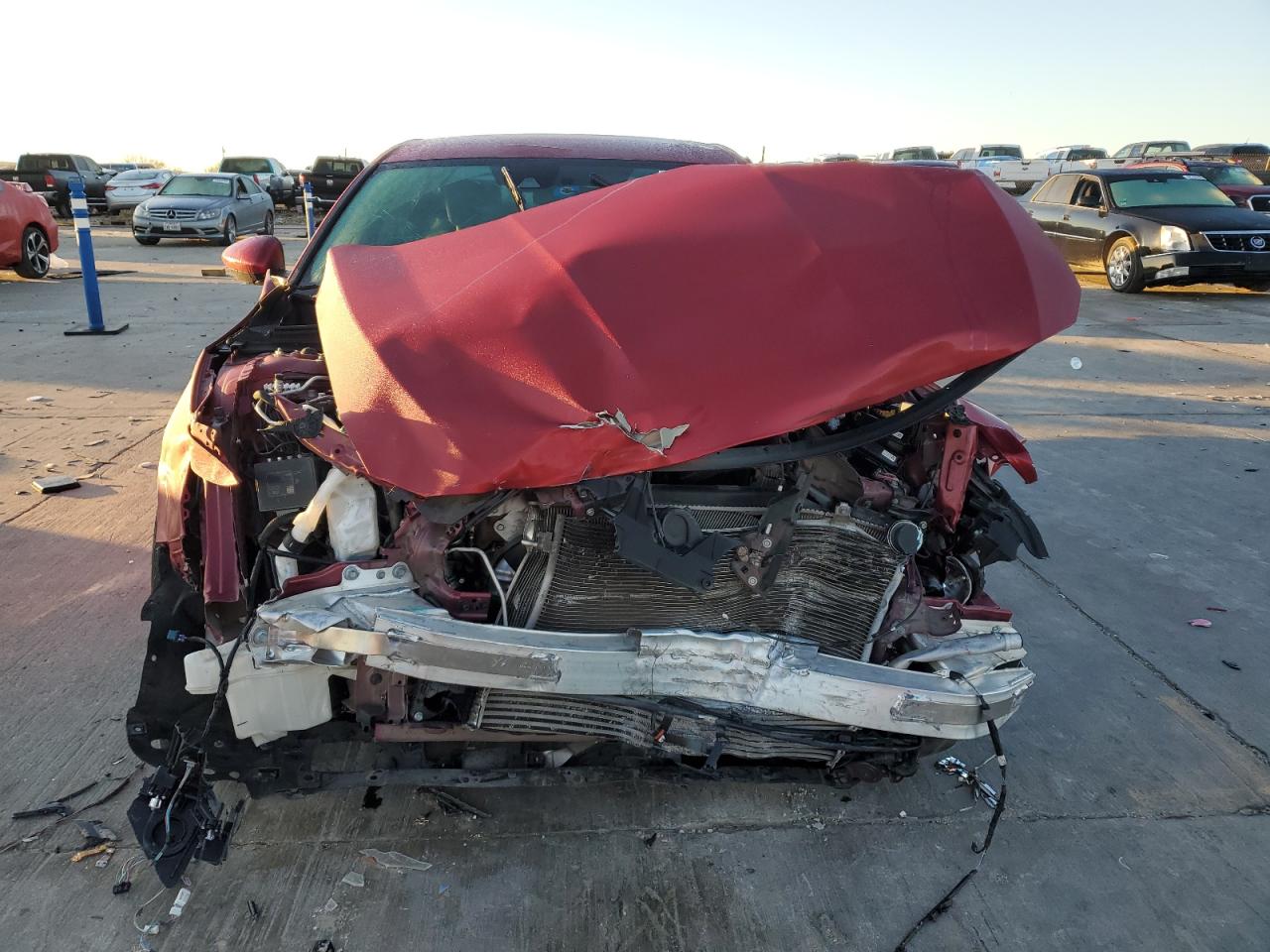 2018 Honda Accord VIN 1HGCV1F10JA192103 Copart auction photo, front end damage thumbnail 5