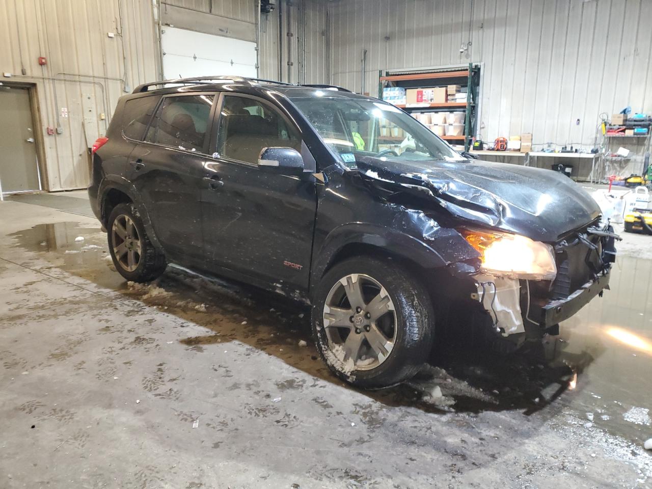 2012 Toyota RAV 4 VIN JTMRF4DV3C5056704 Copart auction photo, front end / side damage thumbnail 4