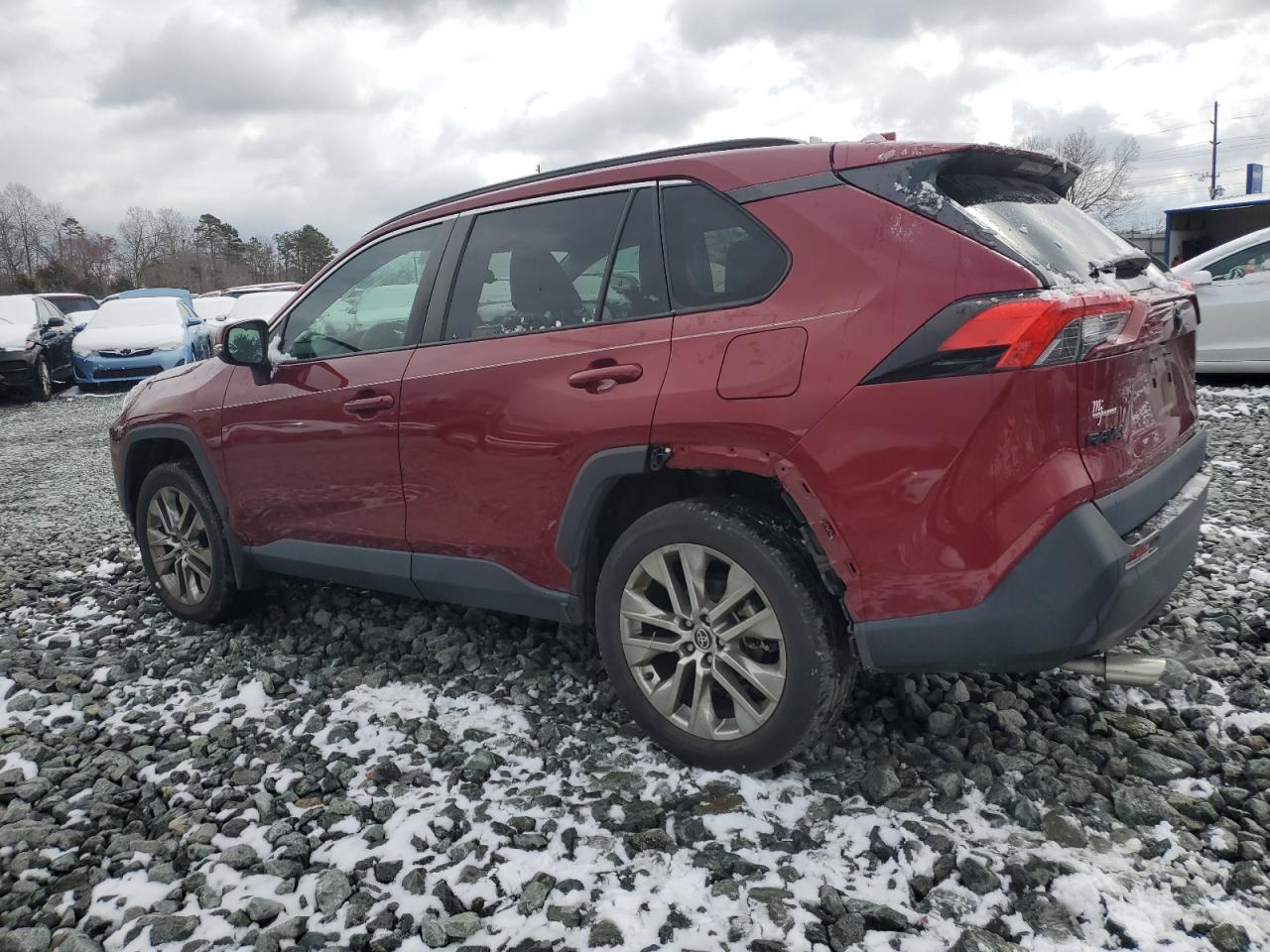 2021 Toyota RAV 4 VIN 2T3C1RFV6MW136037 Copart auction photo, rear end damage thumbnail 2