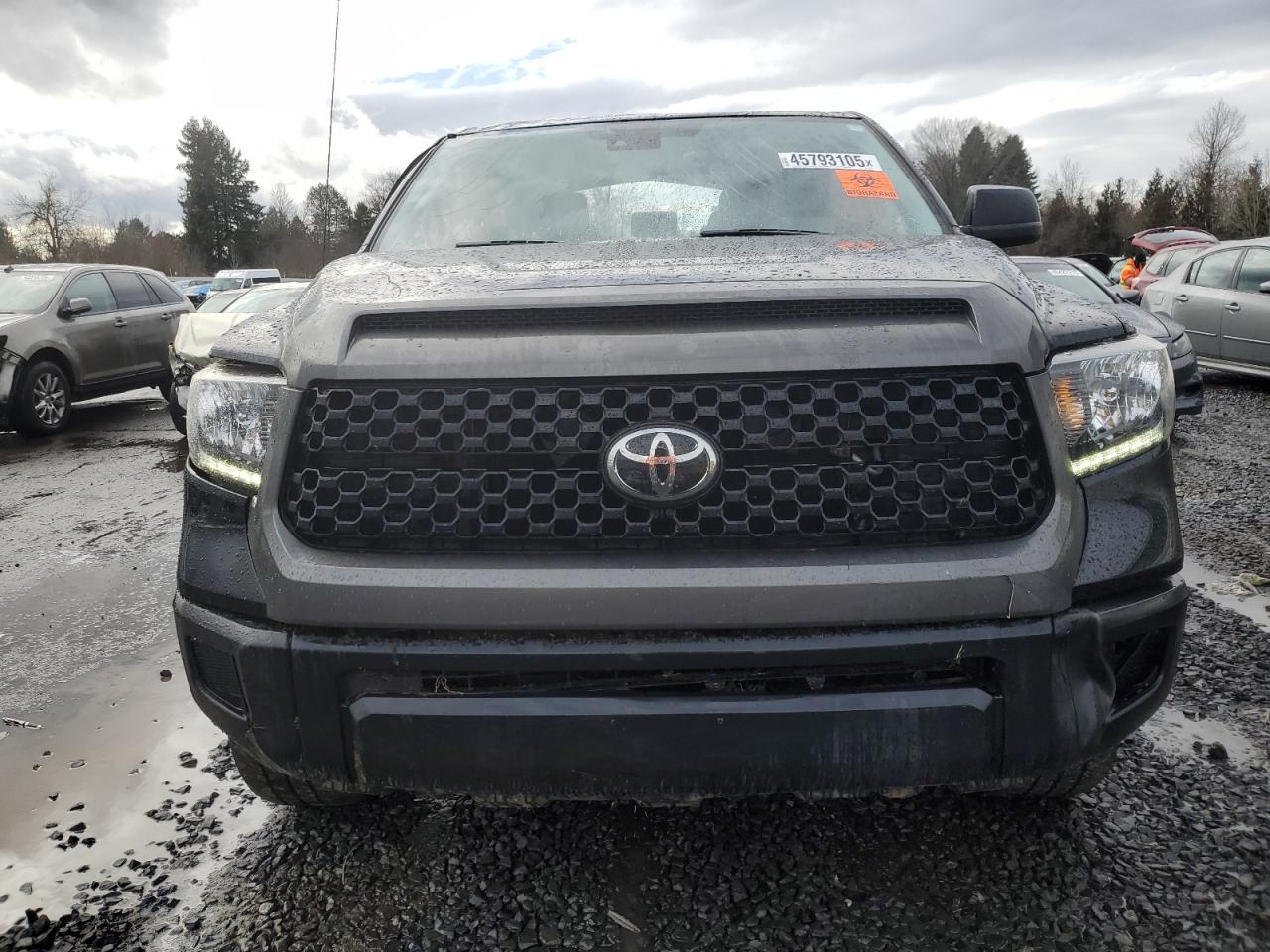 2019 Toyota Tundra VIN 5TFUM5F1XKX083174 Copart auction photo, rollover damage thumbnail 5