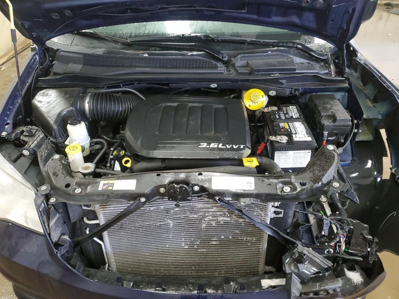 2016 Dodge Caravan VIN 2C4RDGBG4GR122326 Copart auction photo, front end / side damage thumbnail 12