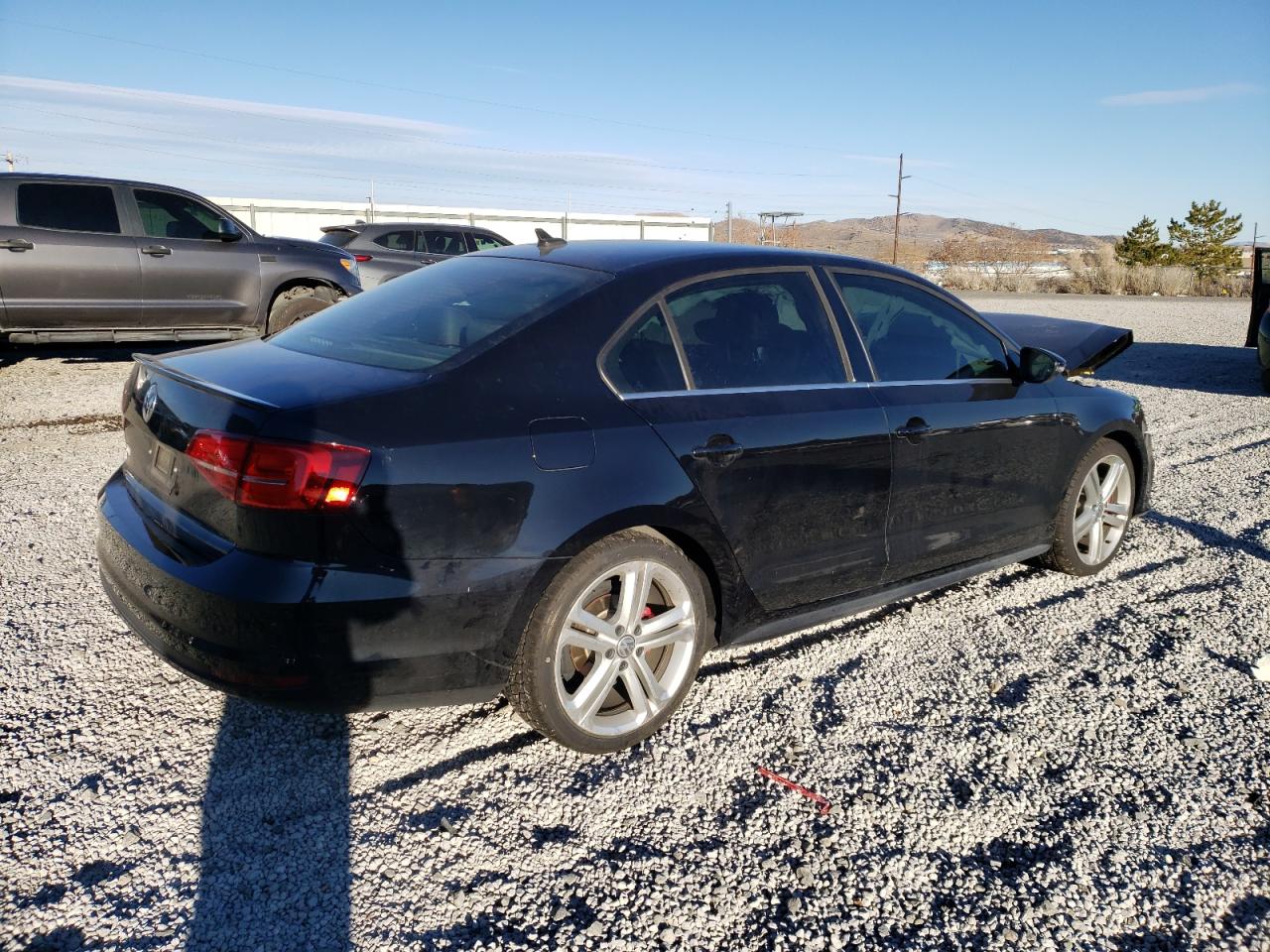 2015 Volkswagen Jetta VIN 3VW4S7AJ7FM400779 Copart auction photo, front end damage thumbnail 3