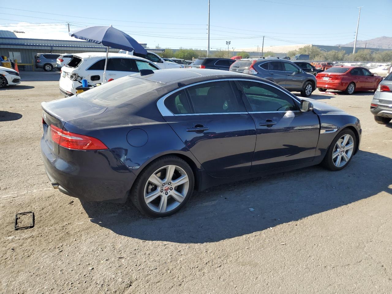 2017 Jaguar XE VIN SAJAE4BG8HA952596 Copart auction photo, front end damage thumbnail 3