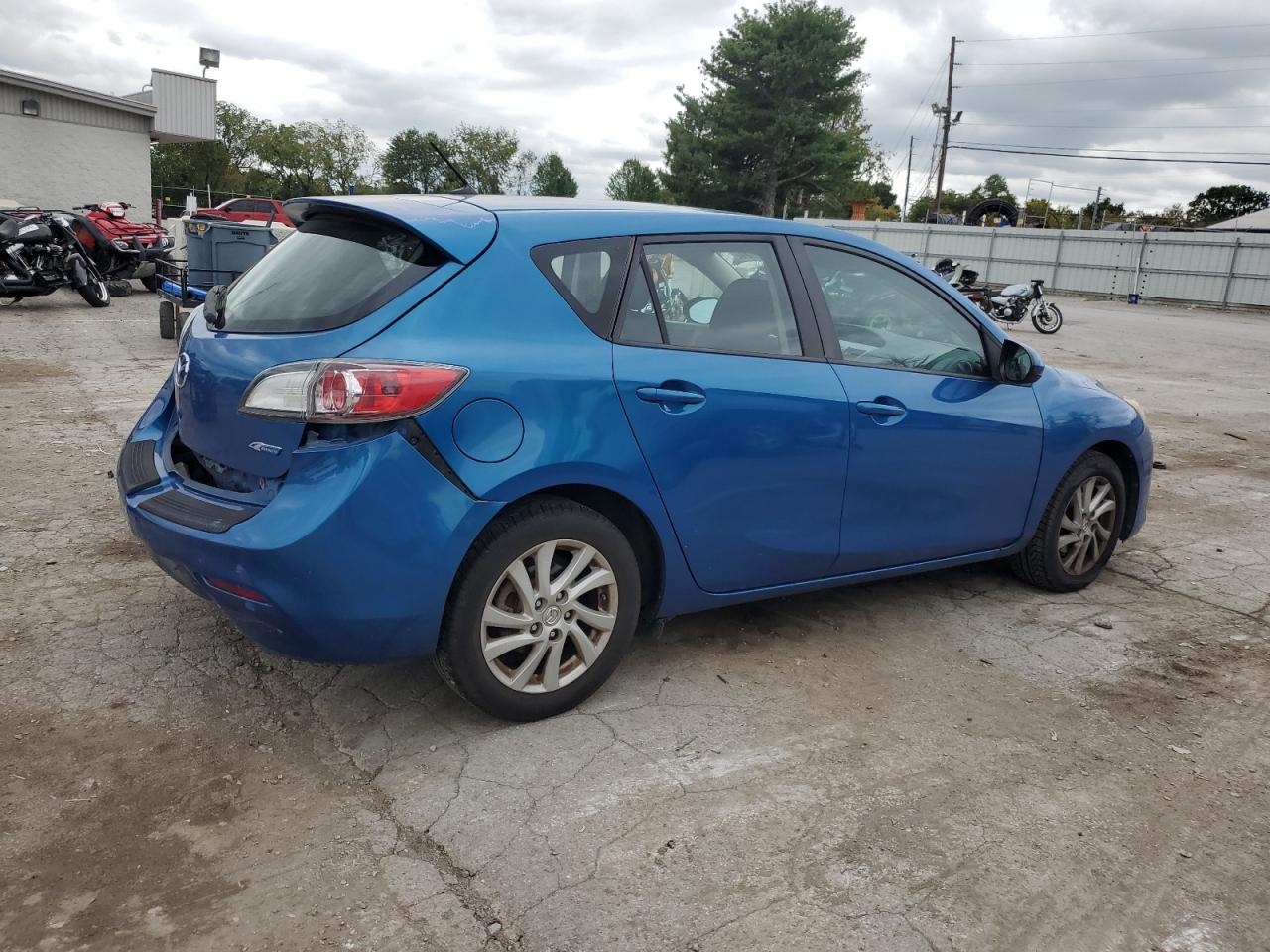 2012 Mazda 3 VIN JM1BL1L79C1673771 Copart auction photo, rear end / frame damage damage thumbnail 3