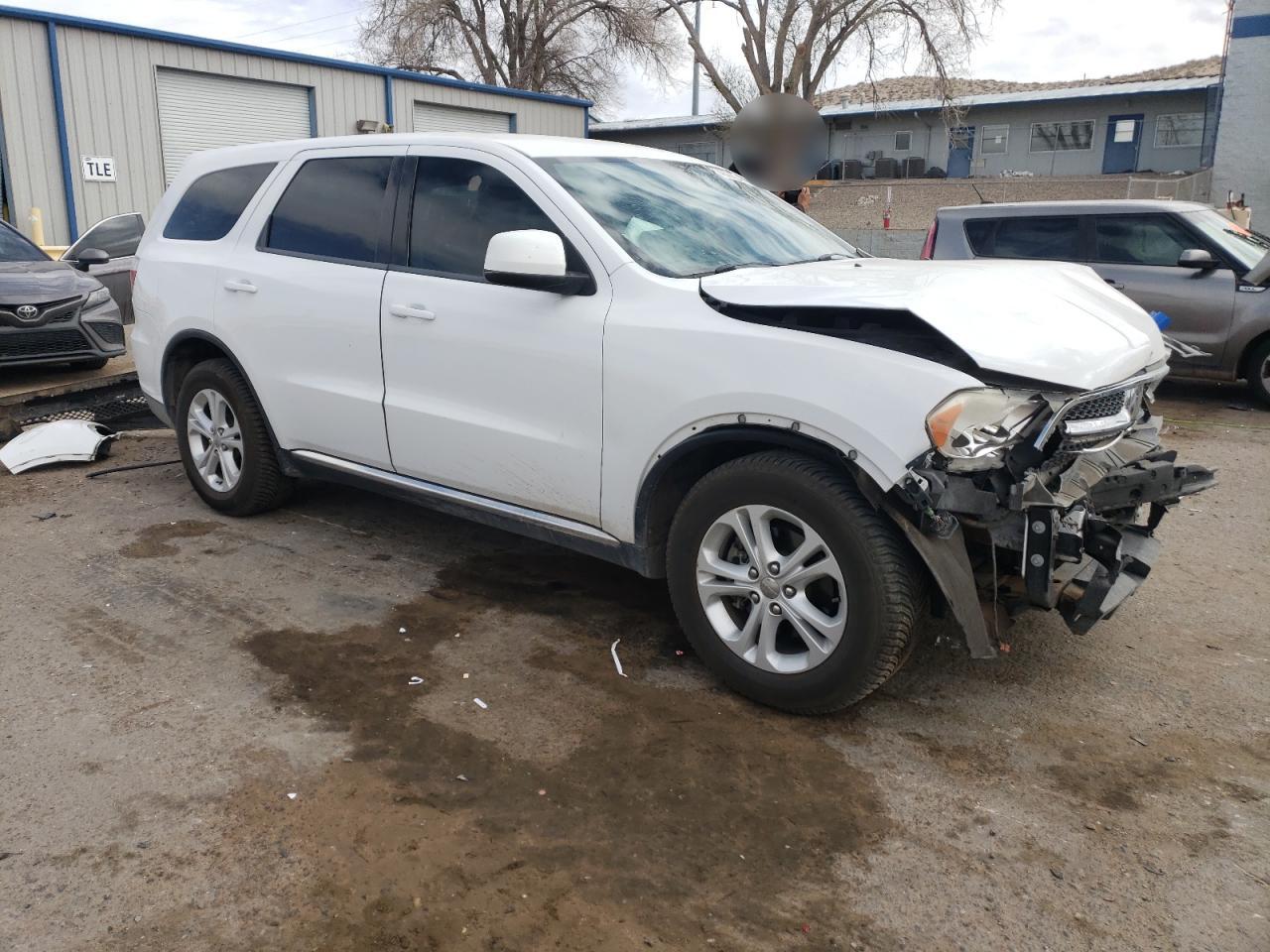 2013 Dodge Durango VIN 1C4RDJAG5DC697182 Copart auction photo, front end damage thumbnail 4