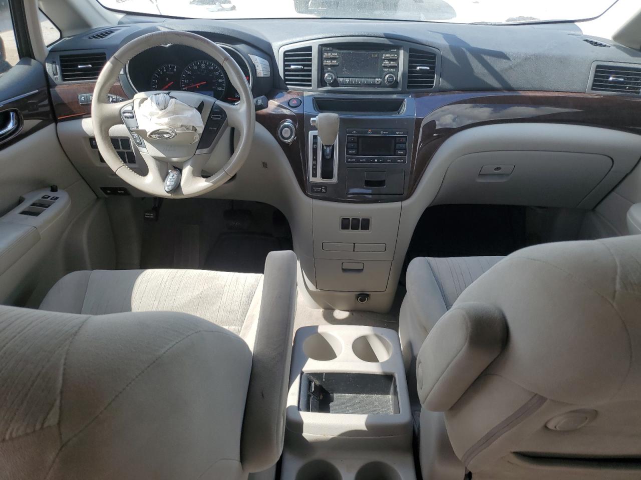 2014 Nissan Quest VIN JN8AE2KP6E9103281 Copart auction photo, front end damage thumbnail 8
