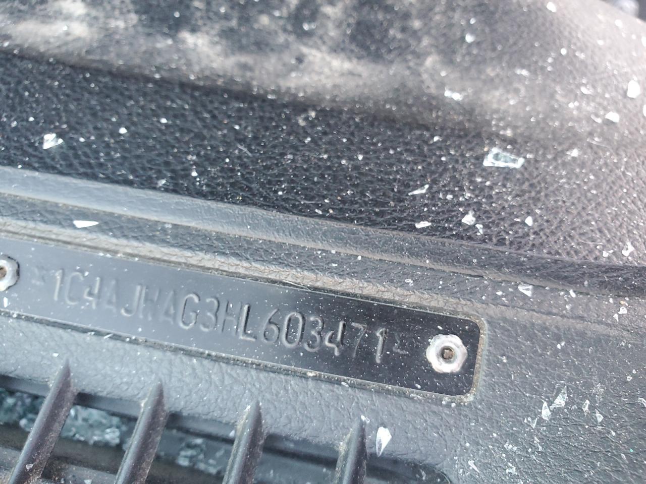 2017 Jeep Wrangler VIN 1C4AJWAG3HL603471 Copart auction photo, all over damage thumbnail 16