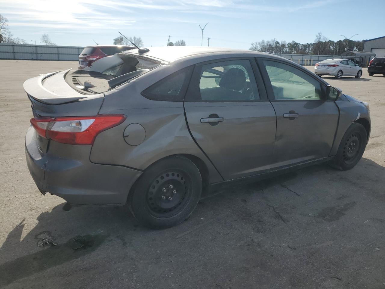 2013 Ford Focus VIN 1FADP3F21DL170269 Copart auction photo, all over damage thumbnail 3