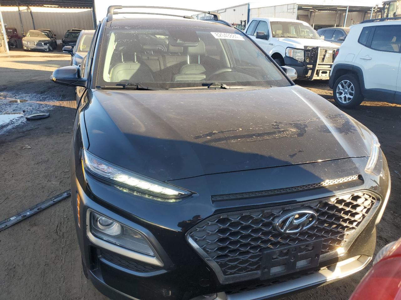 2021 Hyundai Kona VIN KM8K3CA55MU600597 Copart auction photo, side damage thumbnail 5