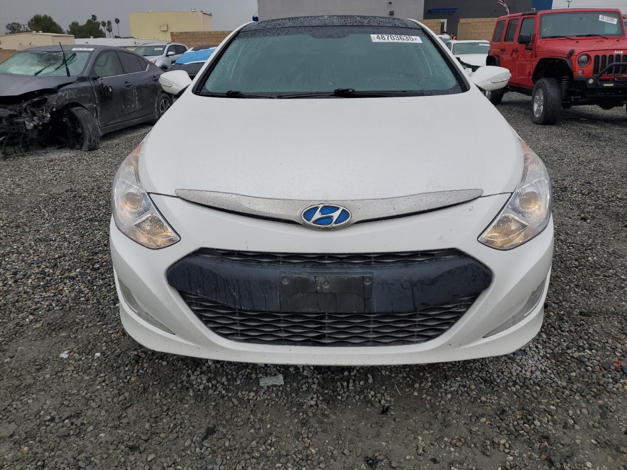 2015 Hyundai Sonata VIN KMHEC4A43FA123411 Copart auction photo, rear end damage thumbnail 5