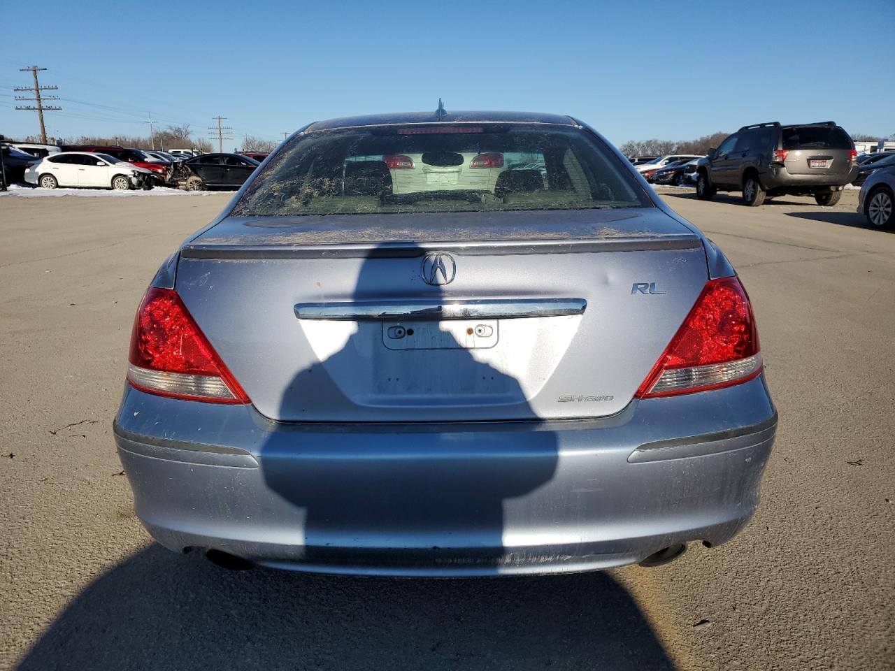 2005 Acura RL VIN JH4KB16585C009366 Copart auction photo, front end / undercarriage damage thumbnail 6