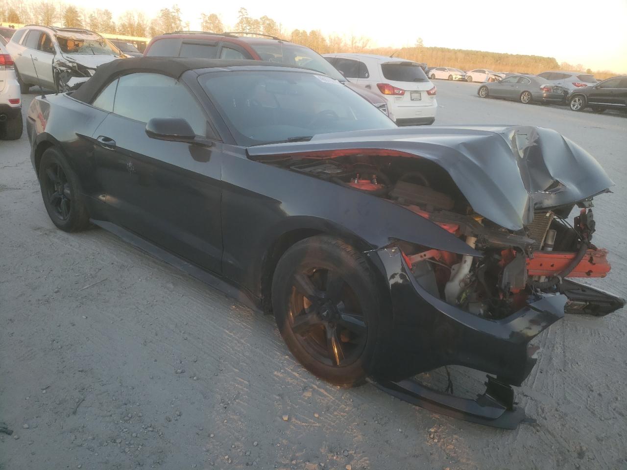 2015 Ford Mustang VIN 1FATP8EM2F5400985 Copart auction photo, front end damage thumbnail 4