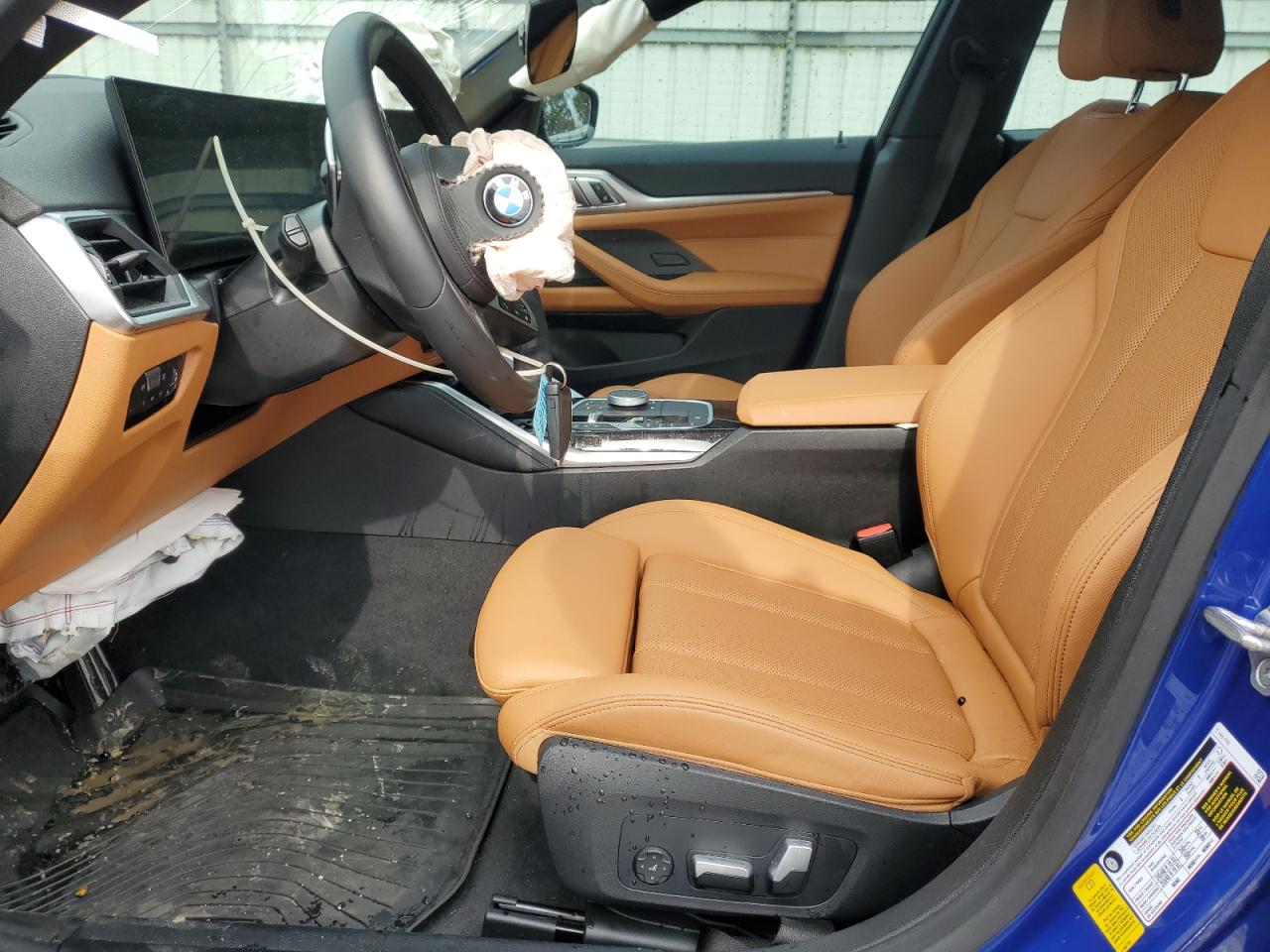 2024 BMW 4er VIN WBA63AW01RFR21066 Copart auction photo, front end / all over damage thumbnail 7