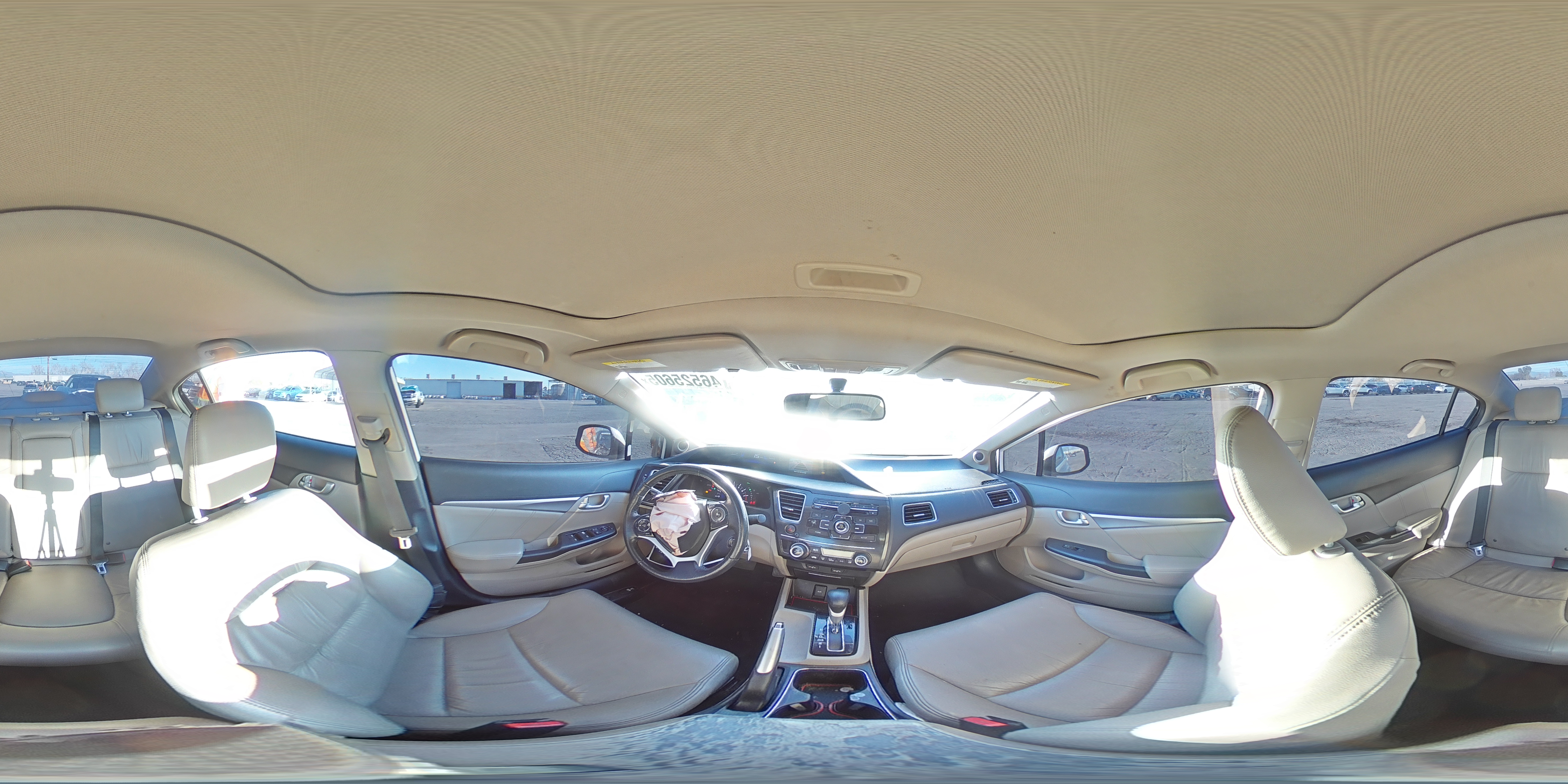2013 Honda Civic VIN 19XFB2F97DE213823 Copart auction photo, front end / side damage thumbnail 12