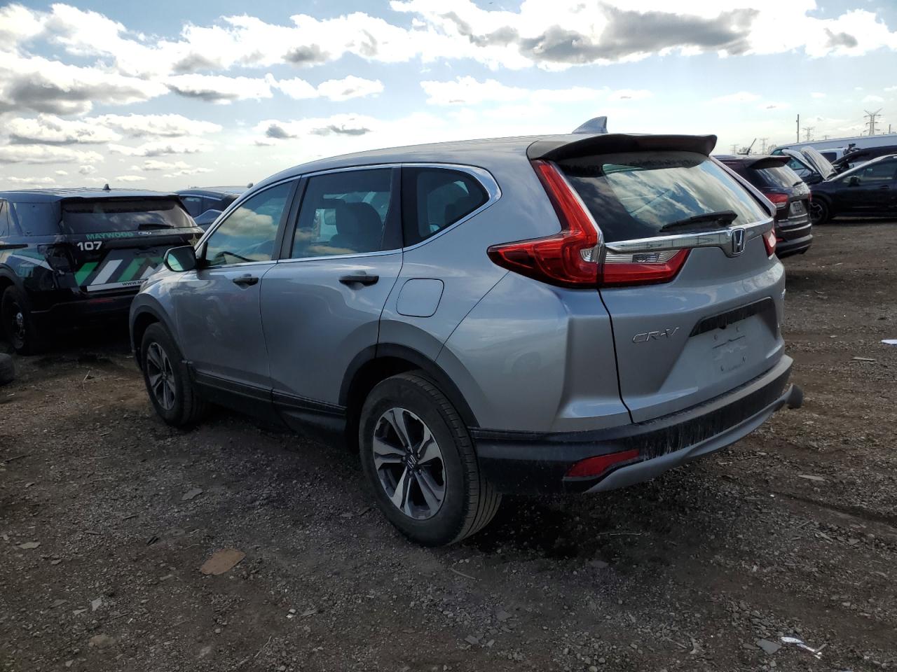 2018 Honda CR-V VIN 5J6RW6H30JL003661 Copart auction photo, side damage thumbnail 2