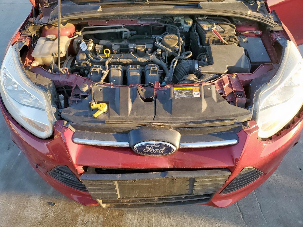2013 Ford Focus VIN 1FADP3K27DL209825 Copart auction photo, front end damage thumbnail 11