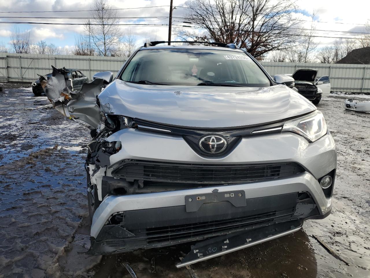 2018 Toyota RAV 4 VIN JTMRFREVXJD232775 Copart auction photo, side / front end damage thumbnail 5
