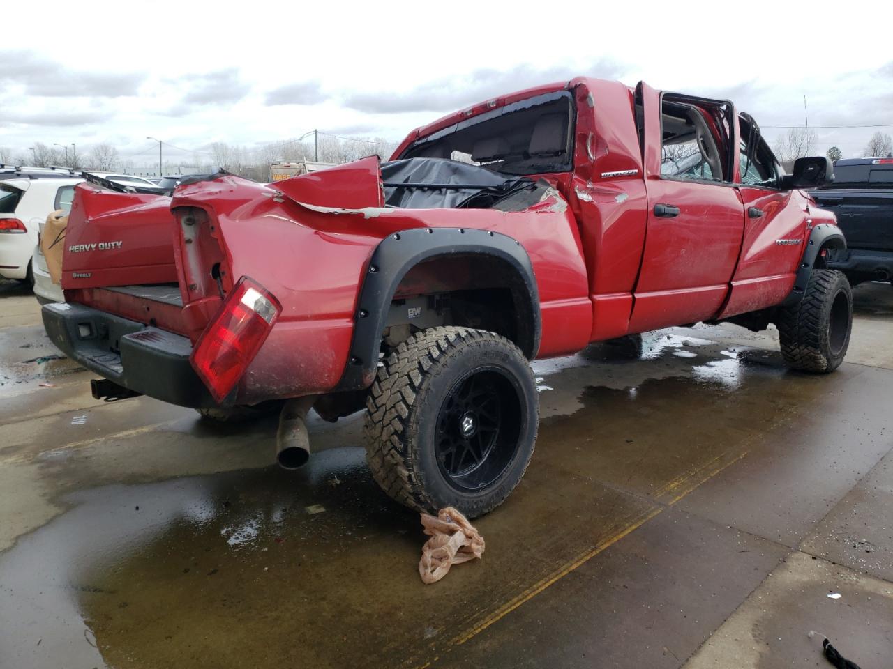 2006 Dodge RAM VIN 3D7LX39C66G139356 Copart auction photo, rollover damage thumbnail 4