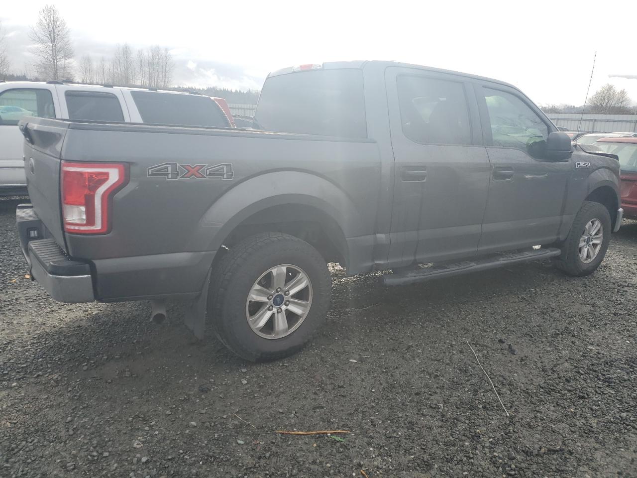 2017 Ford F-150 VIN 1FTEW1E81HFA36586 Copart auction photo, front end damage thumbnail 3