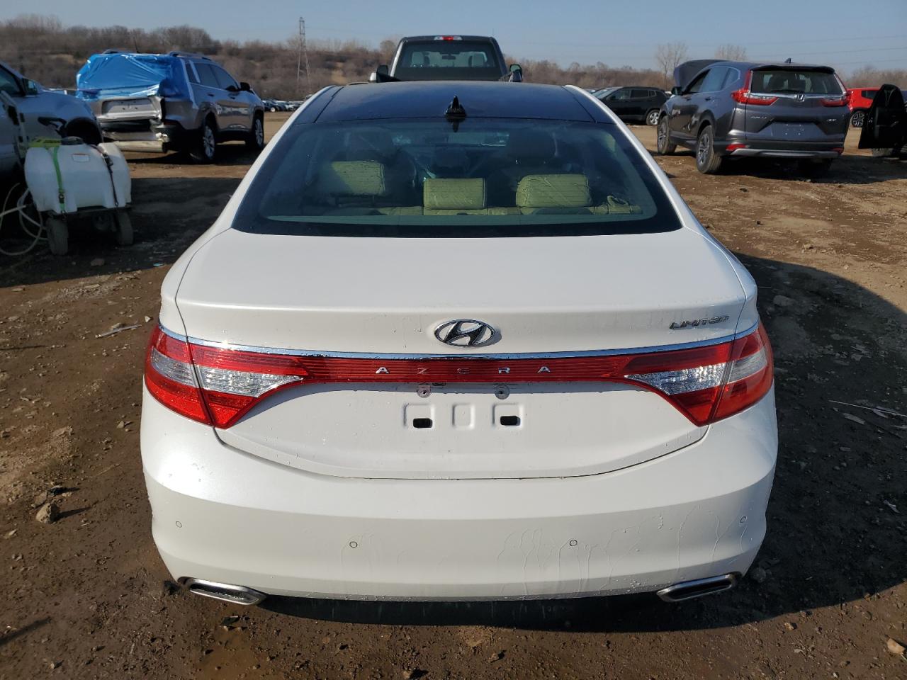 2015 Hyundai Azera VIN KMHFH4JG5FA431938 Copart auction photo, front end damage thumbnail 6