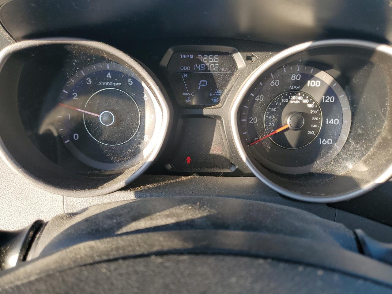 2013 Hyundai Elantra VIN KMHDH4AE5DU502573 Copart auction photo, mechanical / minor dent/scratches damage thumbnail 9