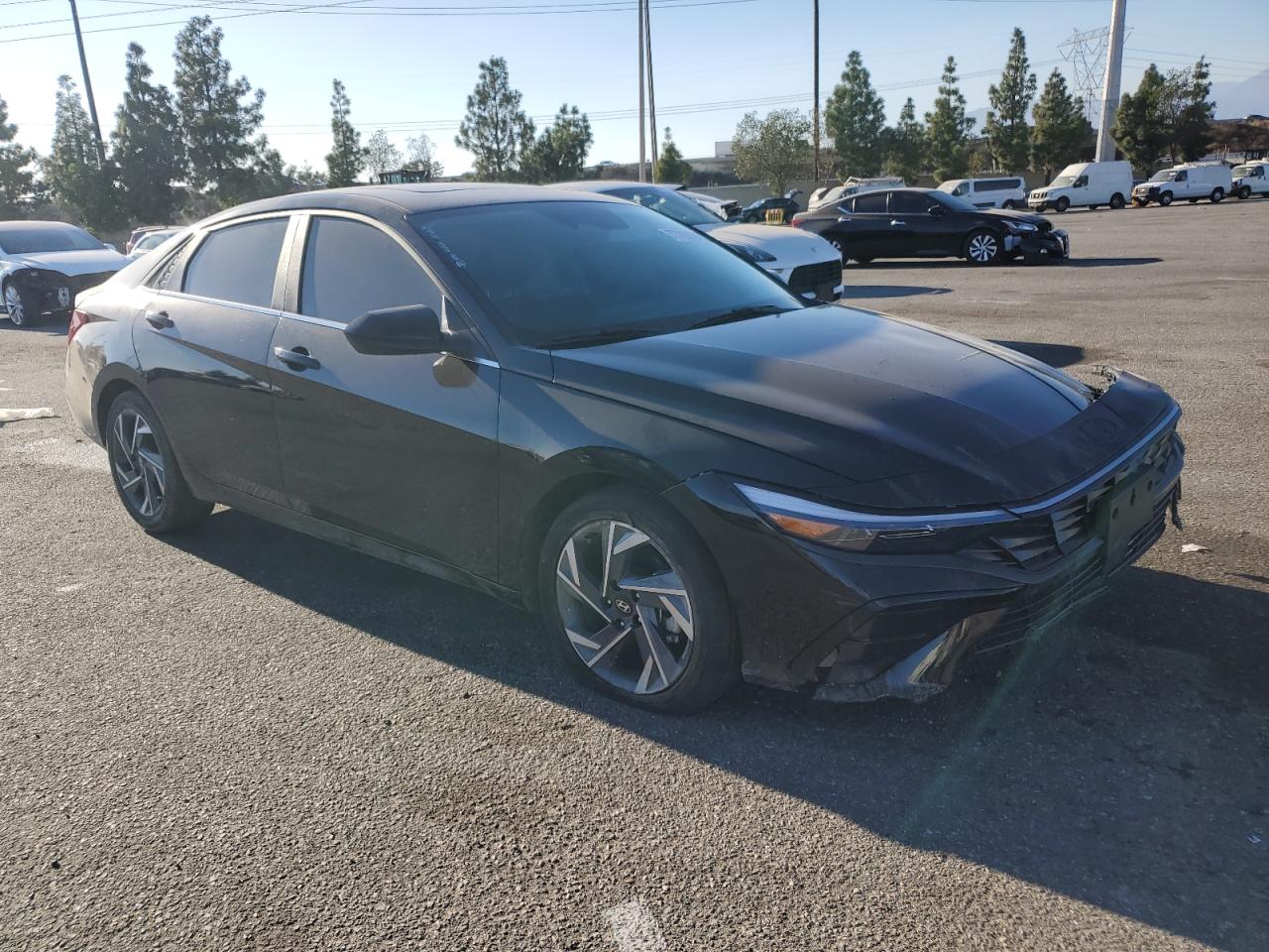 2024 Hyundai Elantra VIN KMHLS4DG3RU662758 Copart auction photo, front end / undercarriage damage thumbnail 4