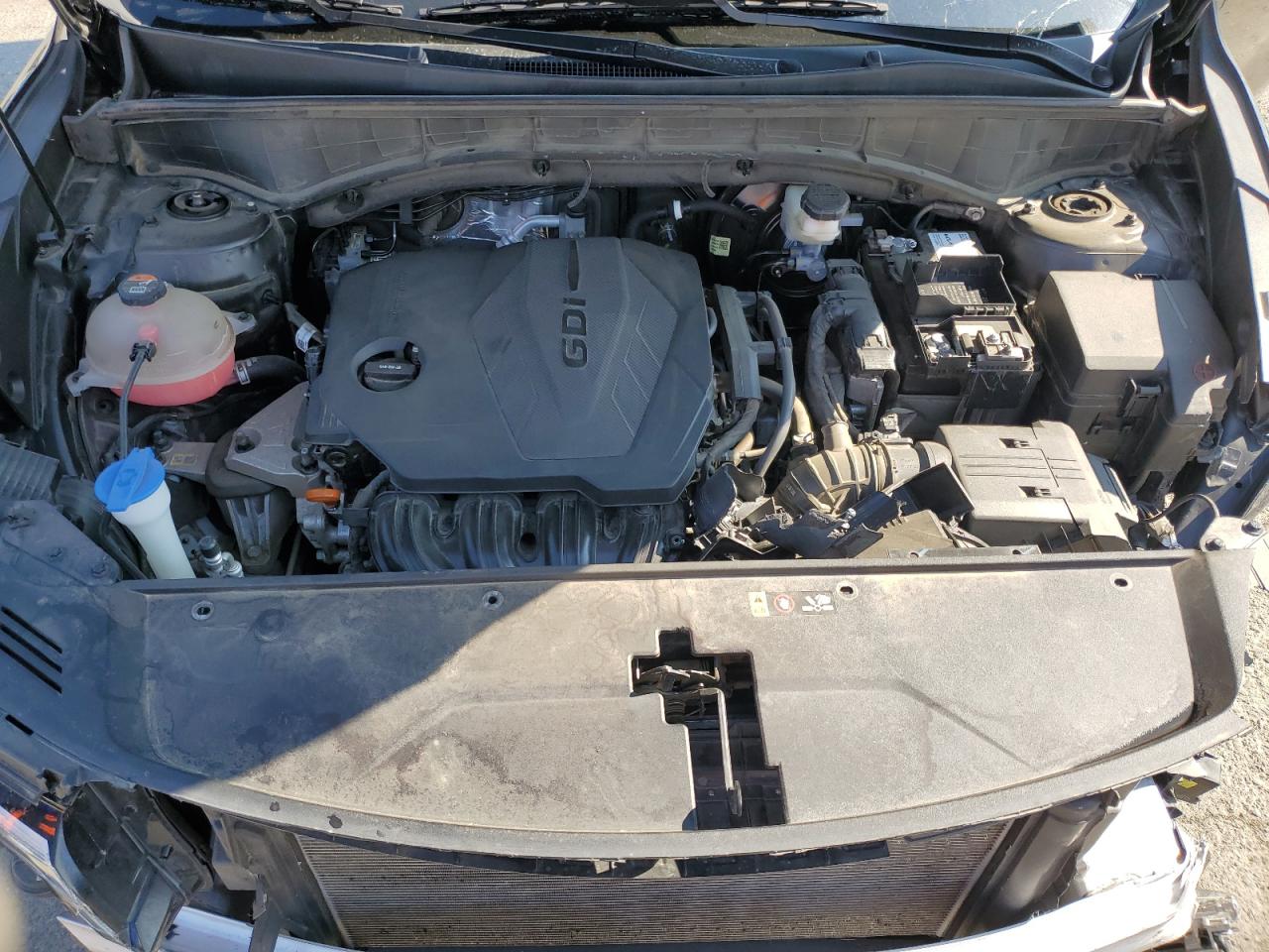 2021 KIA Sorento VIN 5XYRL4LC1MG054421 Copart auction photo, front end / side damage thumbnail 13