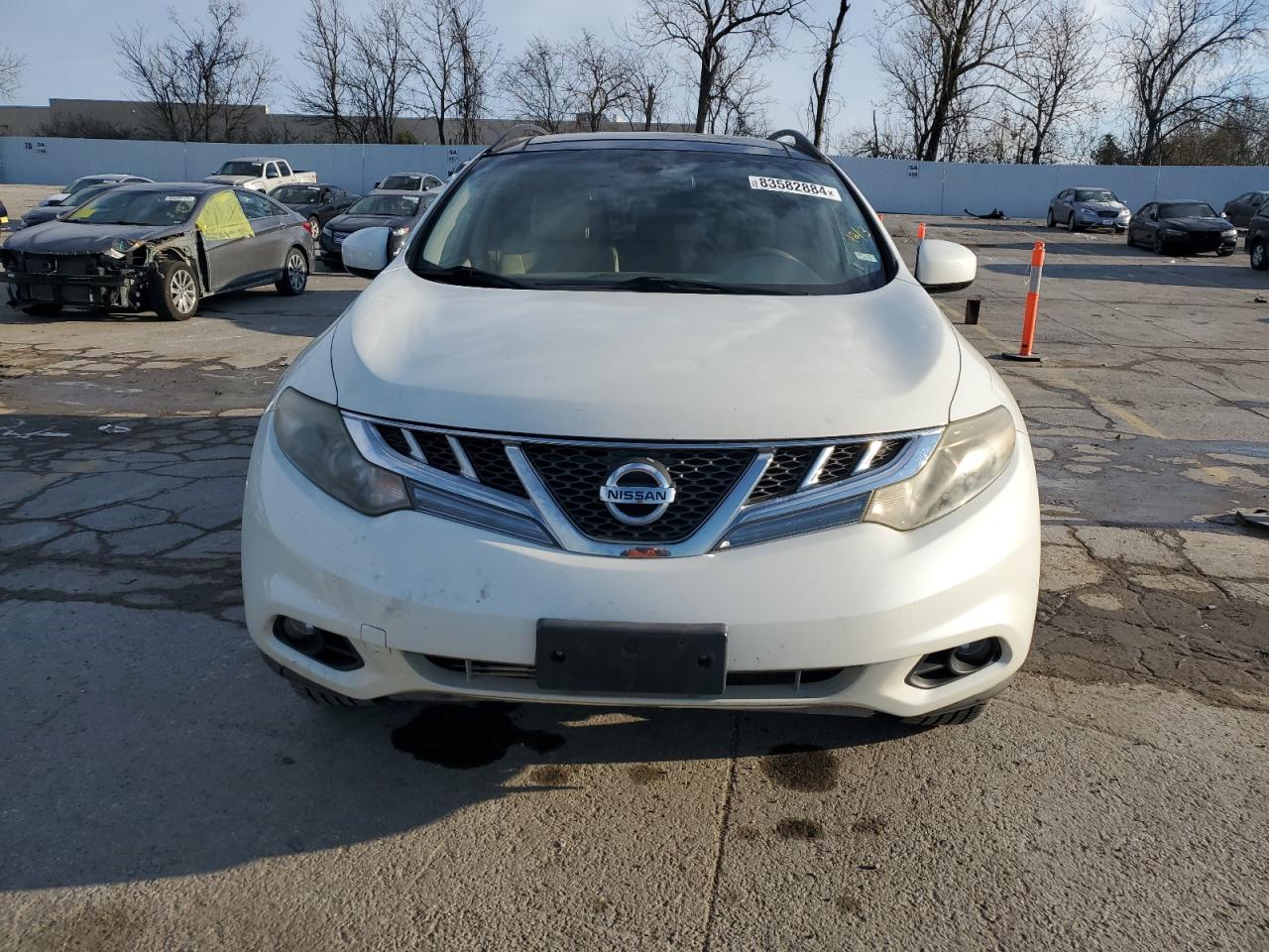 2011 Nissan Murano VIN JN8AZ1MW4BW185642 Copart auction photo, hail damage thumbnail 5
