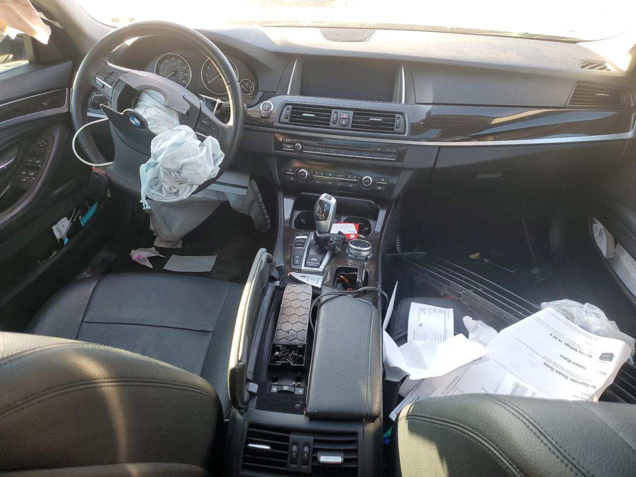 2014 BMW 5er VIN WBA5B3C50ED531141 Copart auction photo, front end / side damage thumbnail 8