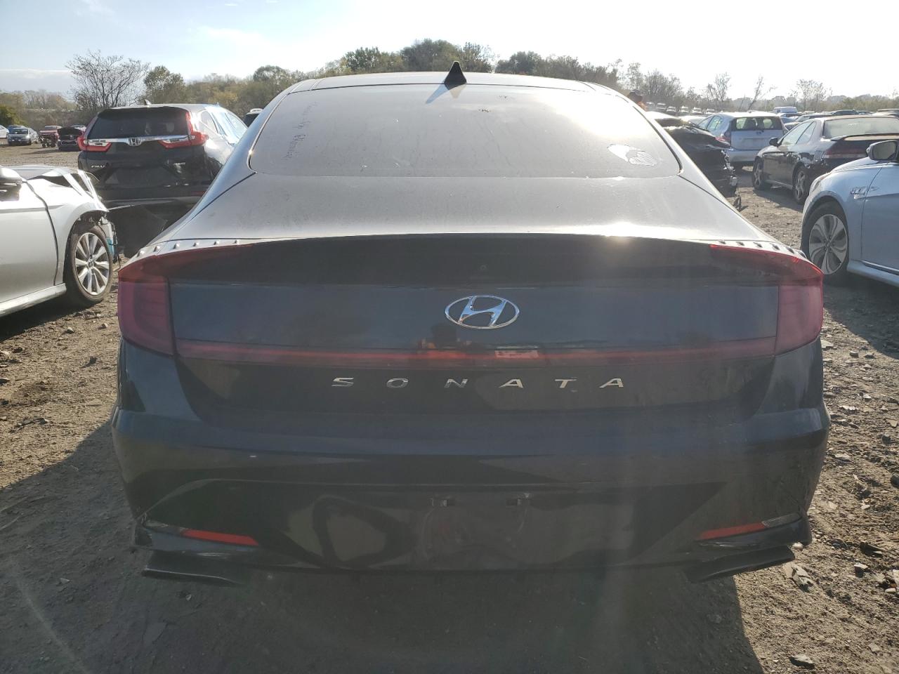 2021 Hyundai Sonata VIN 5NPEK4JC4MH131134 Copart auction photo, front end / undercarriage damage thumbnail 6