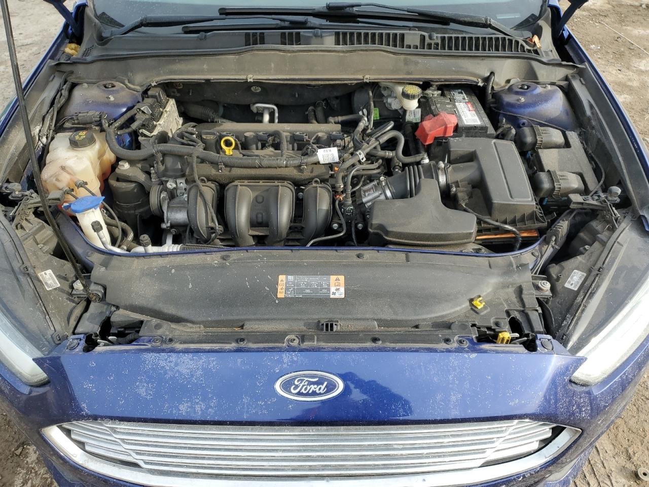 2016 Ford Fusion VIN 3FA6P0H78GR348524 Copart auction photo, side / front end damage thumbnail 12