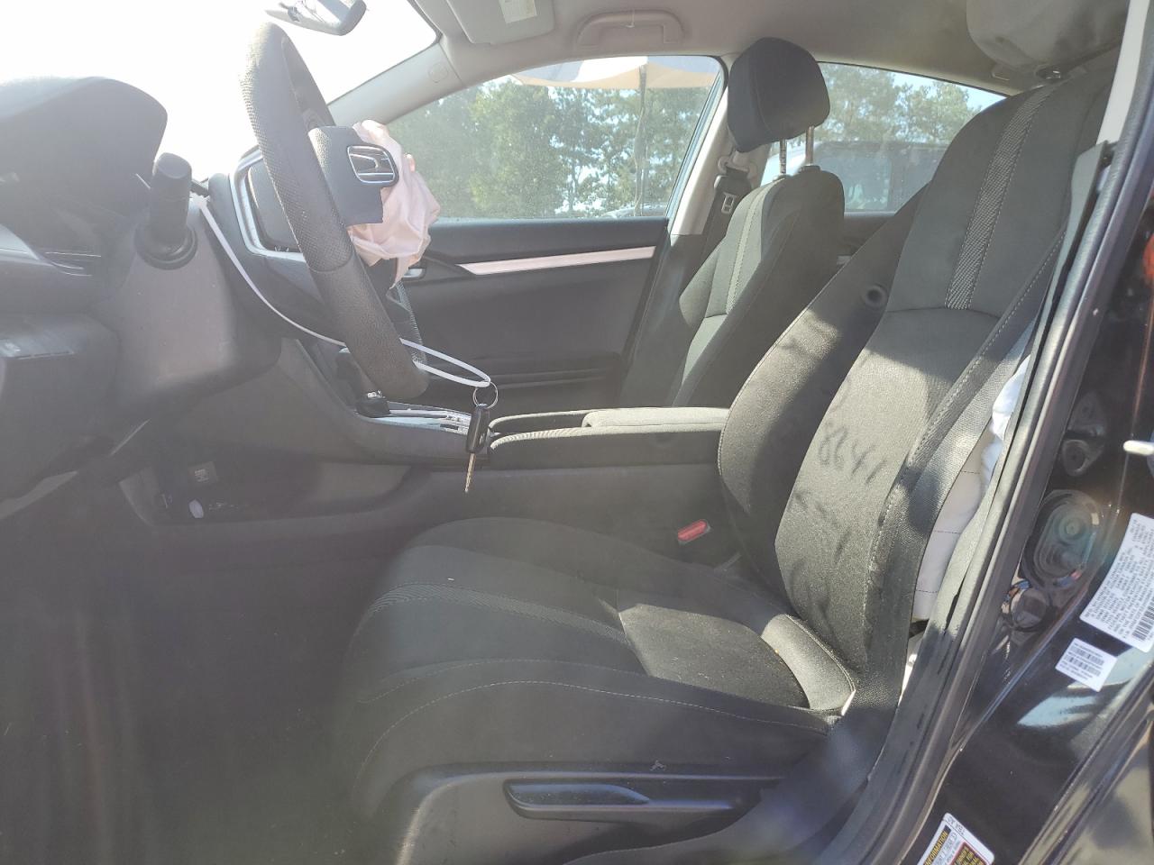 2018 Honda Civic VIN 2HGFC2F52JH598641 Copart auction photo, front end / side damage thumbnail 7