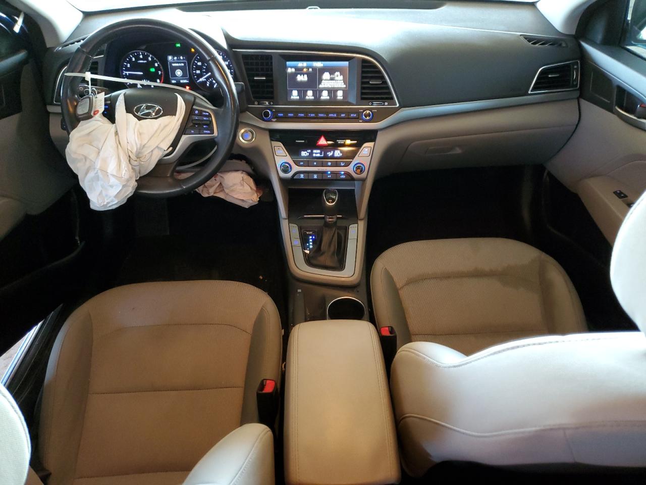2017 Hyundai Elantra VIN 5NPD84LF6HH061787 Copart auction photo, front end / side damage thumbnail 8