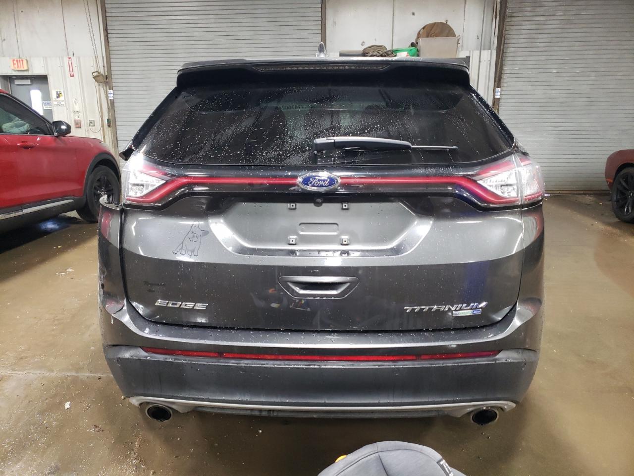 2018 Ford Edge VIN 2FMPK4K99JBB44783 Copart auction photo, rear end / side damage thumbnail 6