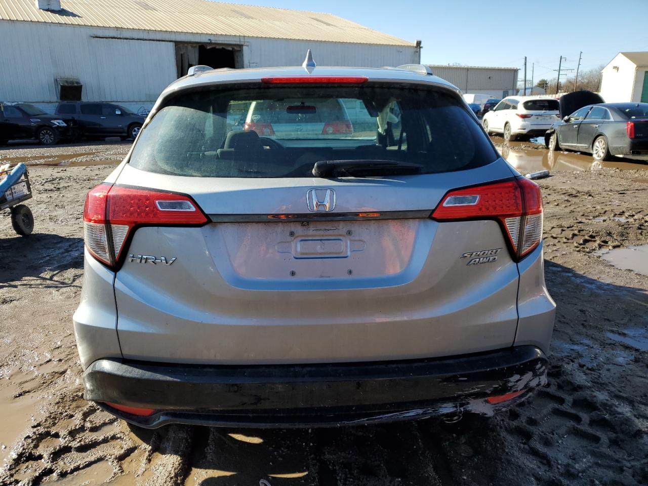 2020 Honda HR-V VIN 3CZRU6H13LM702546 Copart auction photo, front end / side damage thumbnail 6