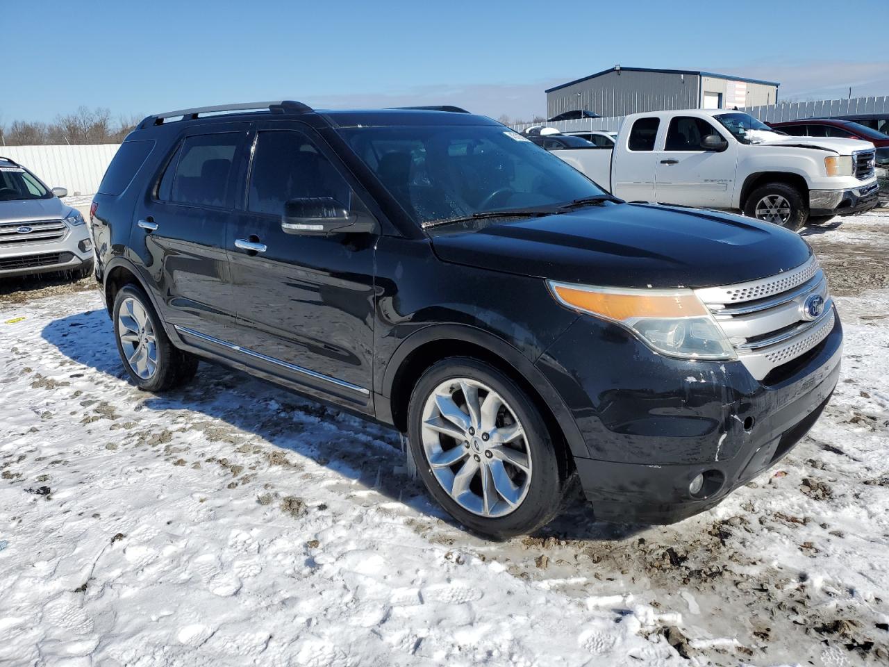 2013 Ford Explorer VIN 1FM5K7D84DGB97322 Copart auction photo, front end / side damage thumbnail 4