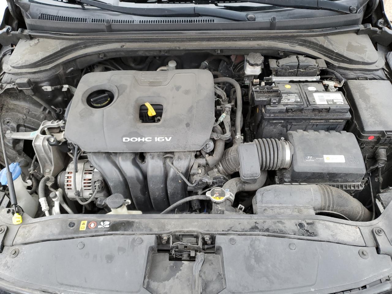 2017 Hyundai Elantra VIN 5NPD74LFXHH100447 Copart auction photo, side / front end damage thumbnail 12