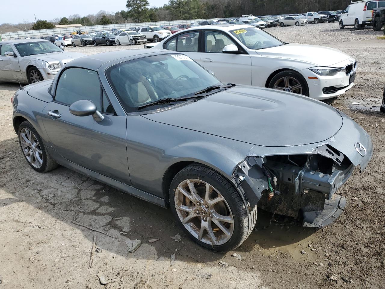 2013 Mazda MX-5 VIN JM1NC2PF0D0233238 Copart auction photo, front end / side damage thumbnail 4