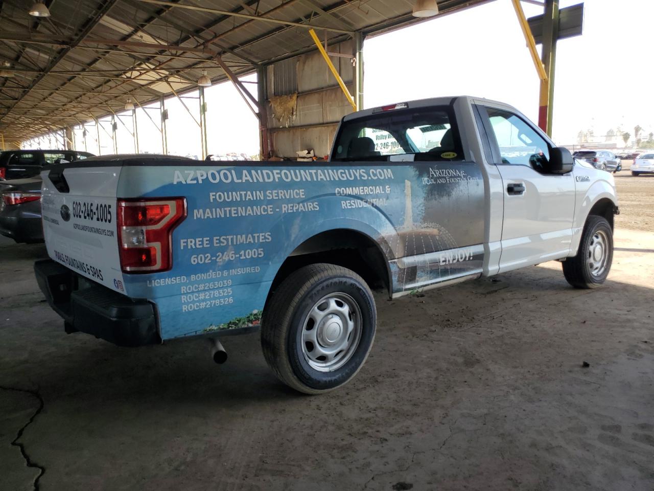 2020 Ford F-150 VIN 1FTMF1CBXLKF04020 Copart auction photo, front end / undercarriage damage thumbnail 3